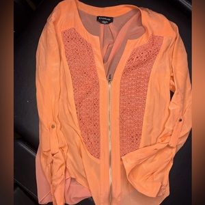 Bebe Coral blouse